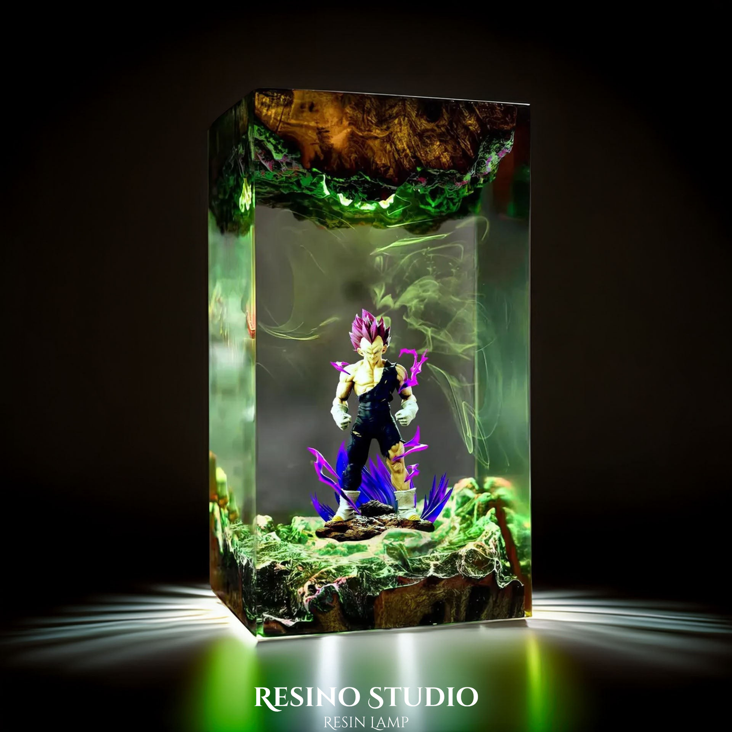 Vegeta Ultra Ego Resin Lamp V3