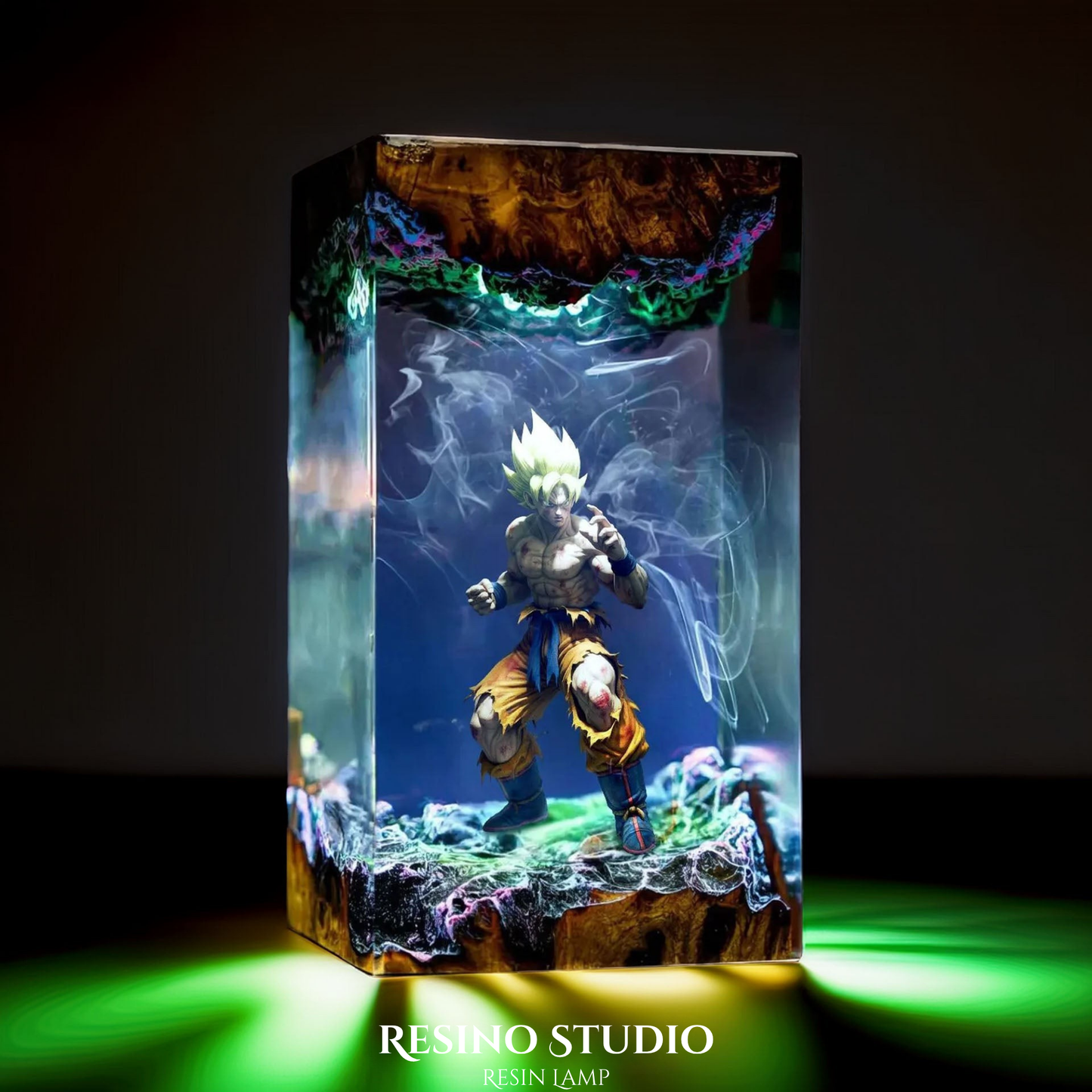 Goku Supper Saiyan V2 Resin Lamp