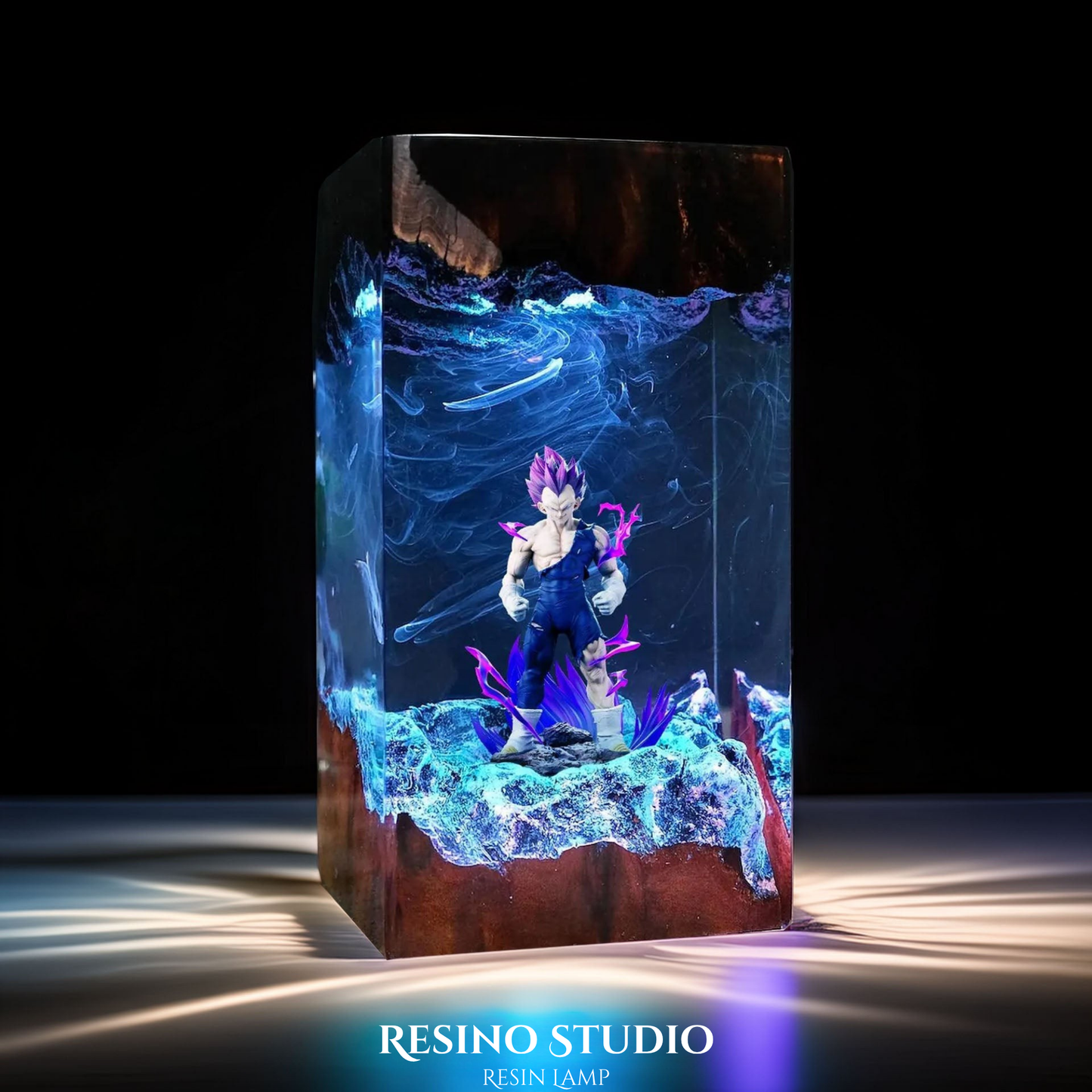 Vegeta Ultra Ego Resin Lamp V3