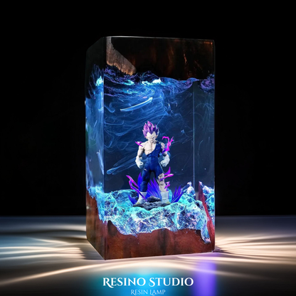 Vegeta Ultra Ego Resin Lamp V3