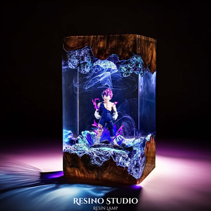 Vegeta Ultra Ego Resin Lamp V3