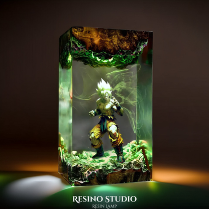 Goku Supper Saiyan V2 Resin Lamp