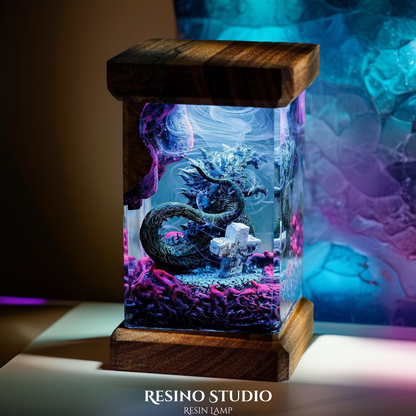 Godzilla Wrath Resin Lamp , Movie Resin Lamp