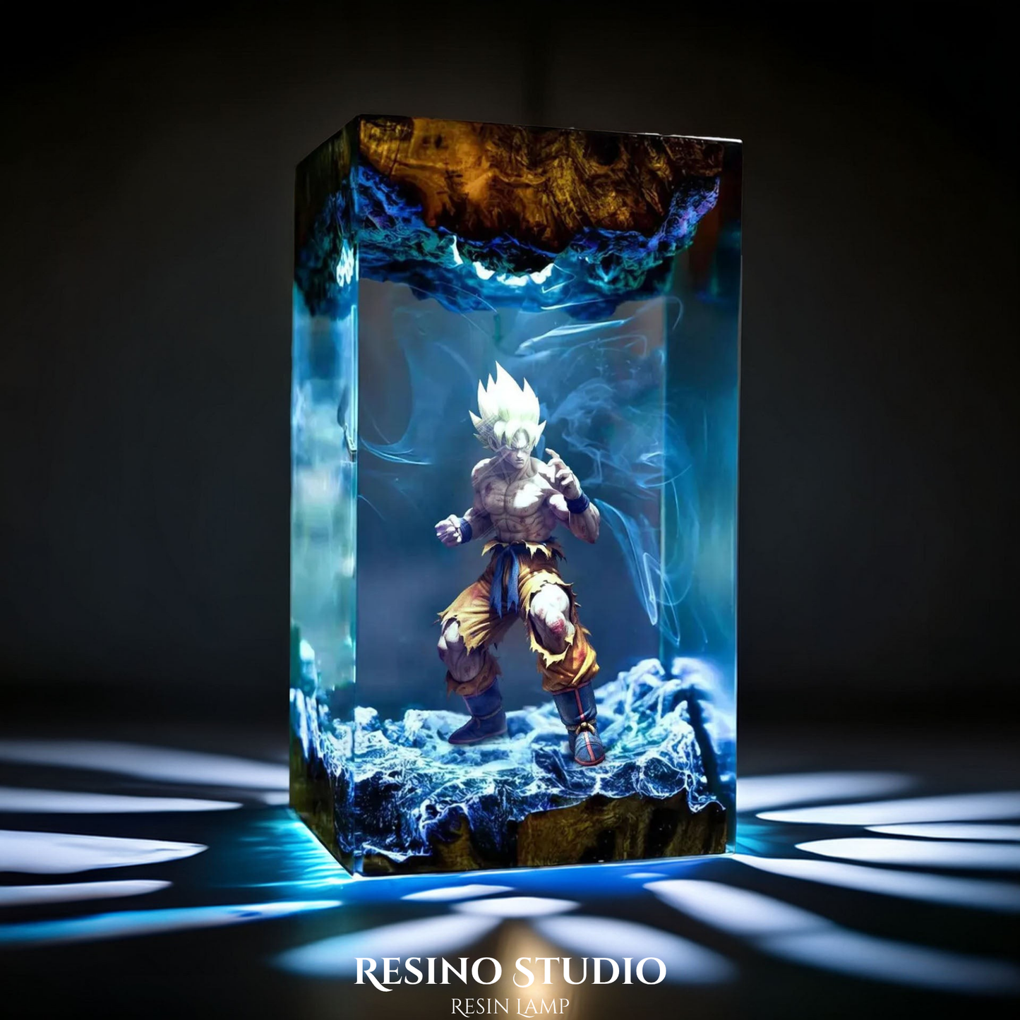 Goku Supper Saiyan V2 Resin Lamp
